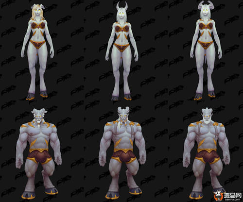 《魔兽世界》8.0或增四个新种族 人物捏脸界面曝光